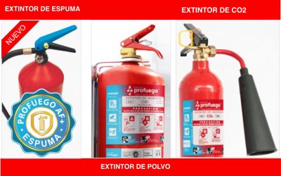 Definición, Clasificación y Tipos de Extintores