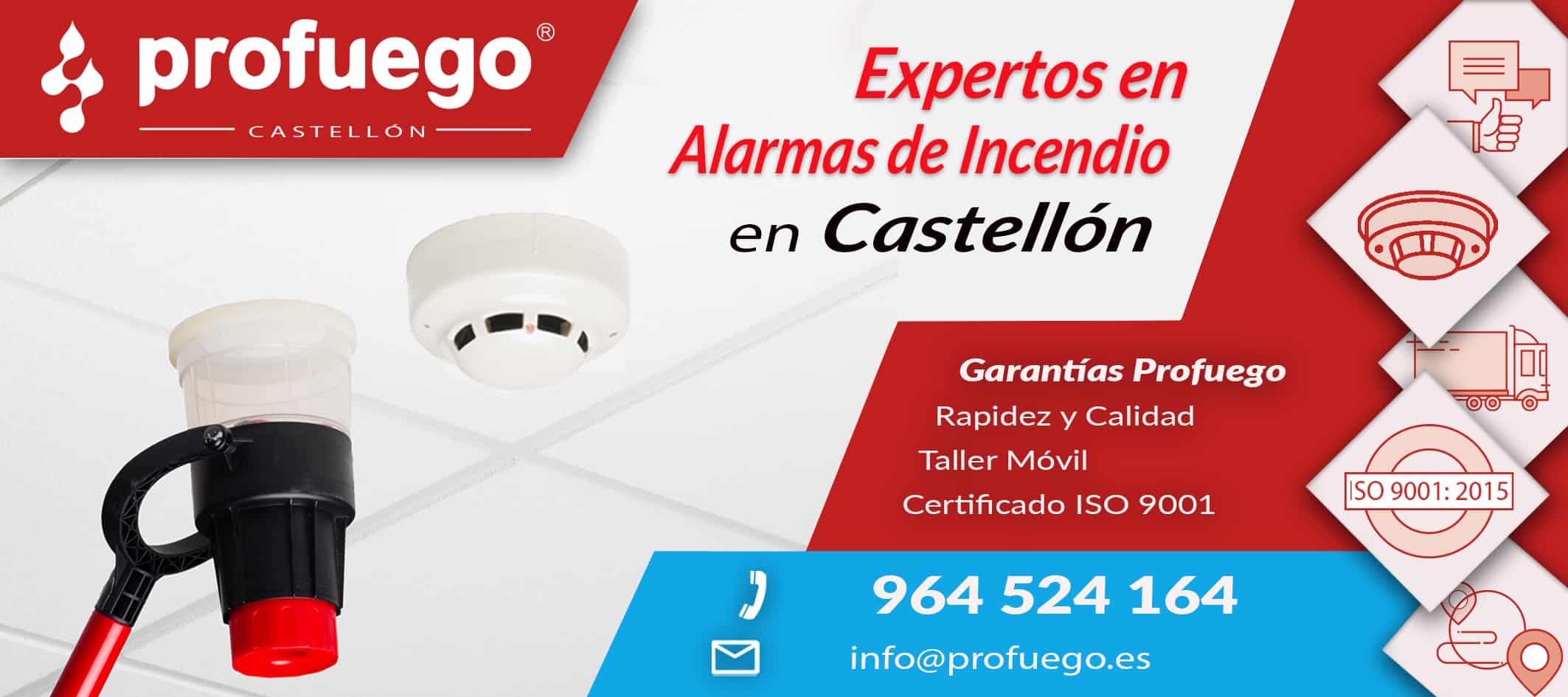 Alarmas de Incendio en Castellon