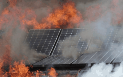 Protección contra incendios en placas solares
