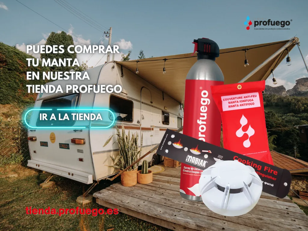 Compra tu manta ignífuga en nuestra tienda Profuego